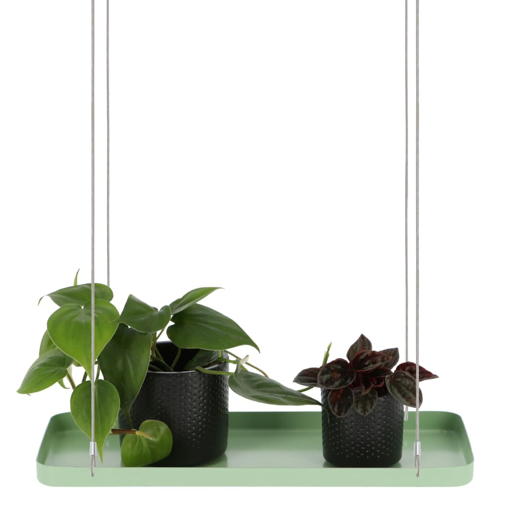 Esschert design plantenblad hangend rechthoekig s groen