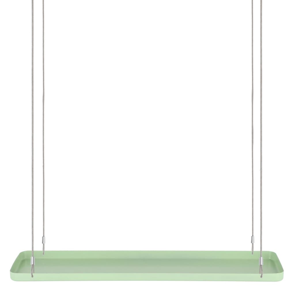 Esschert design plantenblad hangend rechthoekig l groen