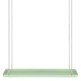 Esschert design plantenblad hangend rechthoekig l groen