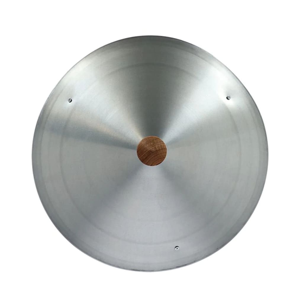 Esschert design vogelvoederhuisje met silo en rond dak zink