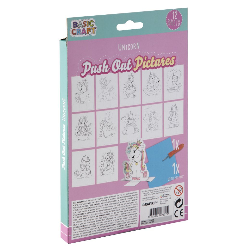 Basic craft pushout pictures eenhoorn