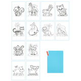 Basic craft pushout prikkaart dieren
