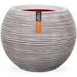 Capi bloempot nature rib bolvormig 62x48 cm ivoorkleurig kofi271