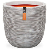 Capi bloempot nature rib 35x34 cm ivoorkleurig kofi932