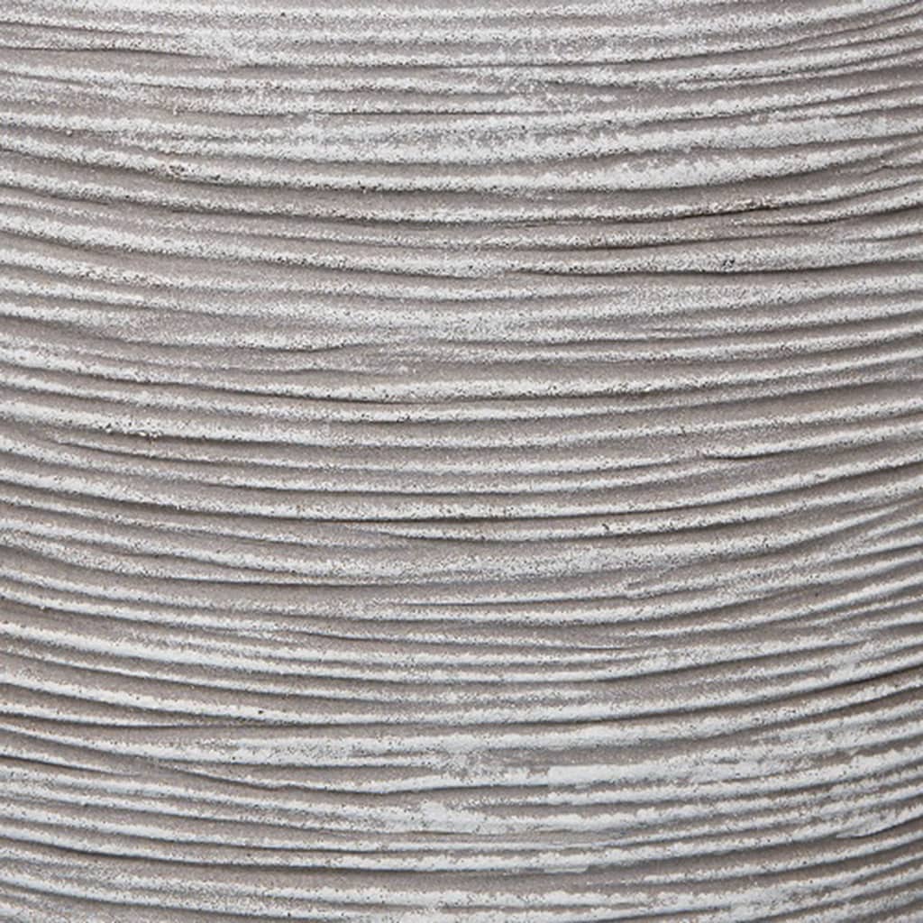 Capi bloempot nature rib 35x34 cm ivoorkleurig kofi932
