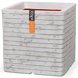 Capi plantenbak nature row vierkant 30x30 cm ivoorkleurig krwi902