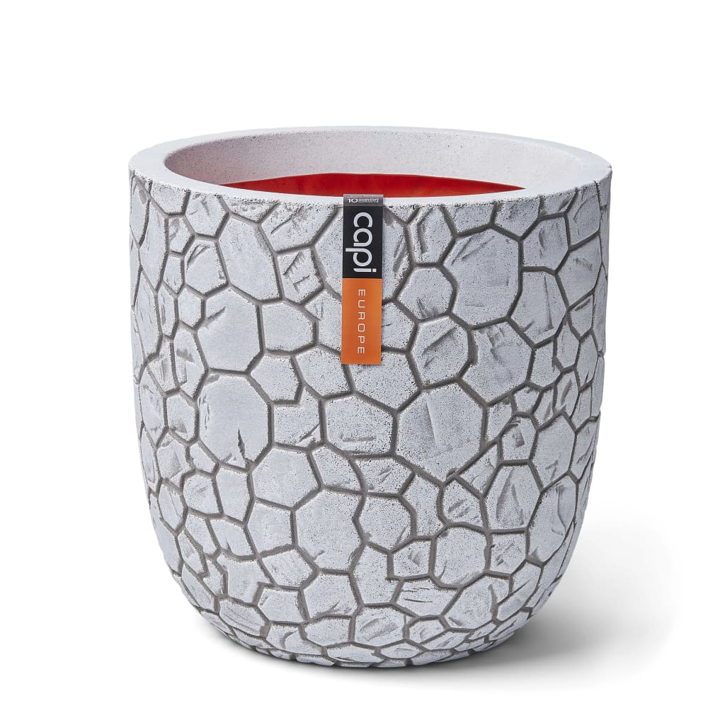 Capi bloempot clay bolvormig 43x41 cm ivoorkleurig