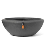 Capi bloempot arc granite laag 61x25 cm antracietkleurig