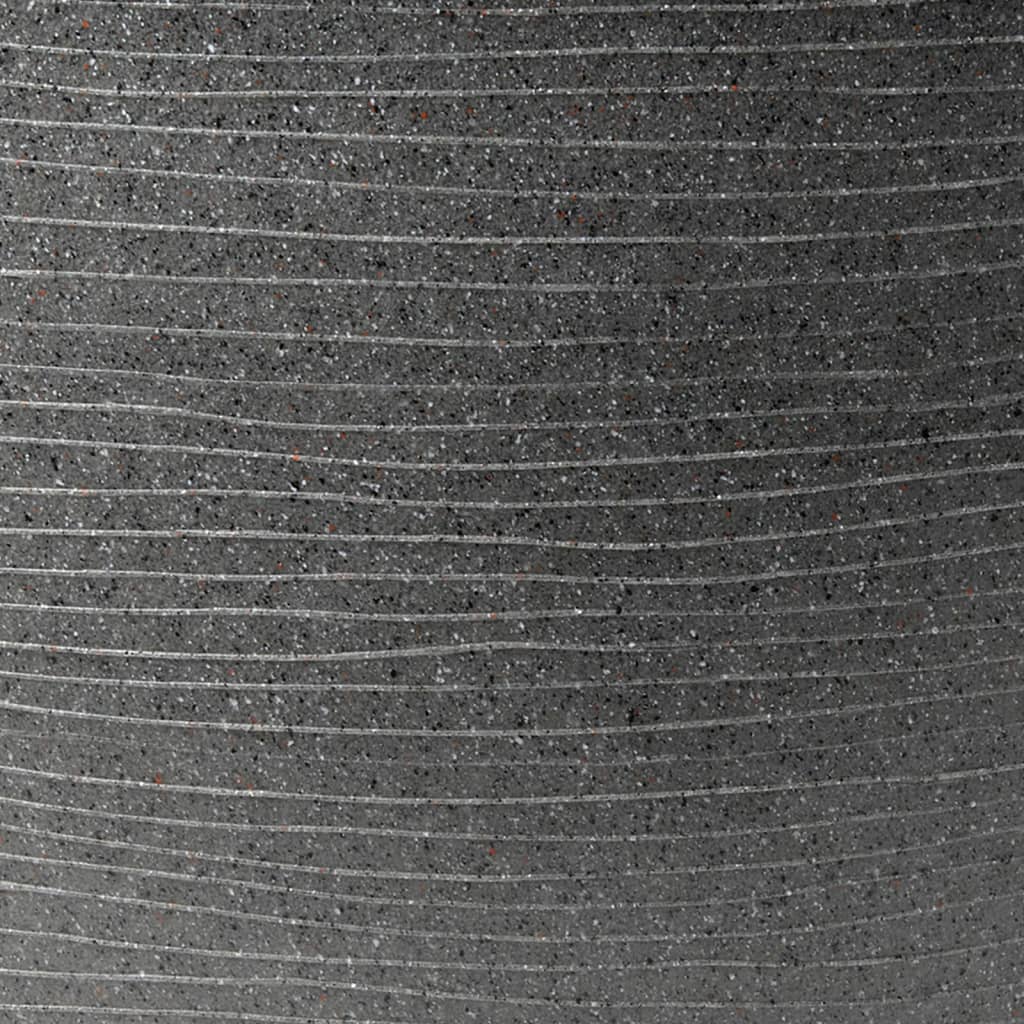 Capi plantenbak arc granite rechthoekig 90x35x40 cm antracietkleurig