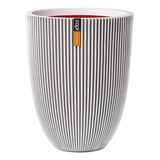 Capi bloempot groove elegant 46x58 cm ivoorkleurig