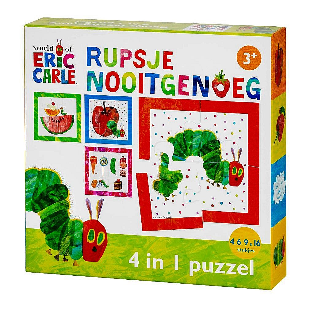 Rupsje Nooitgenoeg Puzzel, 4in1