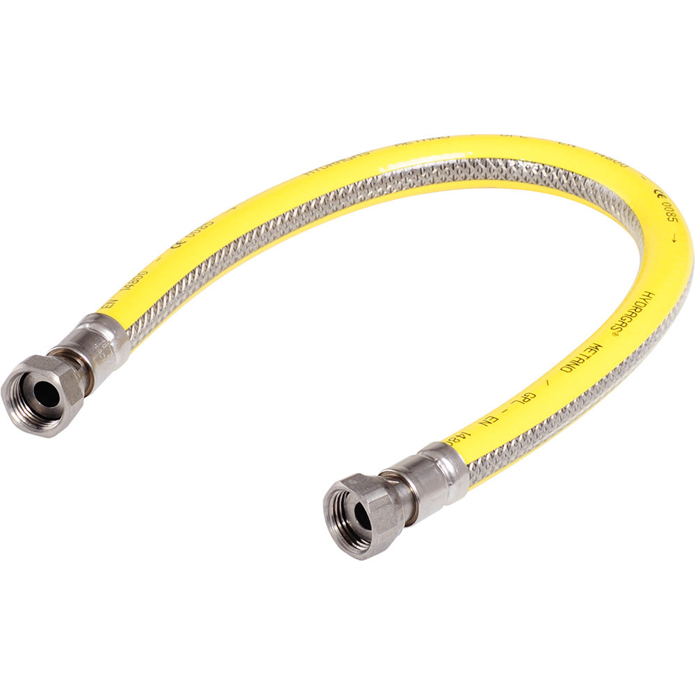 Raminex gasslang 200cm rvs-flex-pvc