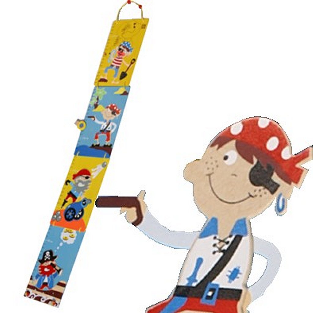 Simply for kids houten piraten groeimeter