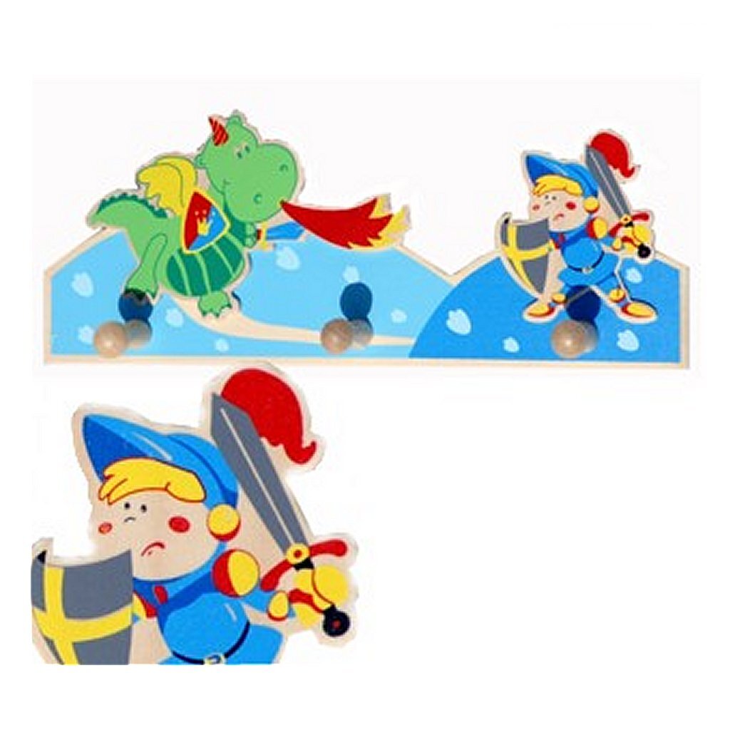 Simply for kids houten kapstok ridder