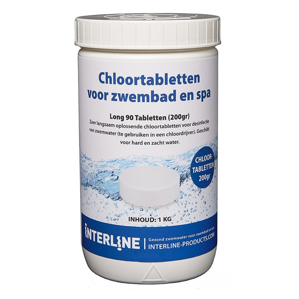 Interline Chloortabletten Long90 200gram 1kg