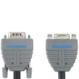 Bandridge bcl1002 vga verlengkabel vga male - vga female 15-pins 2.00 m blauw