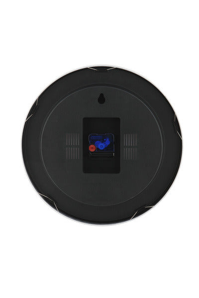 Nextime ne-3999ar wandklok dia. 35 cm, geborsteld aluminium, #039;station #039;