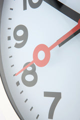 Nextime ne-3998ar wandklok dia. 19 cm, geborsteld aluminium, 'station'