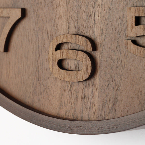 Nextime ne-3096br wandklok dia. 35 cm, hout, bruin, 'wood wood medium'