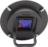 Nextime ne-3506wi wandklok big stripe ø20 glas wit