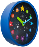 Nextime nx-7356 wandklok nxt apollo dia 30cm kunststof blauw