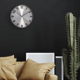 Nextime ne-3289gs metalen wandklok - 40cm -stille klok - metaal - reflection