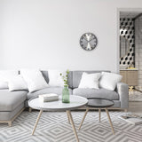 Nextime ne-3289gs metalen wandklok - 40cm -stille klok - metaal - reflection