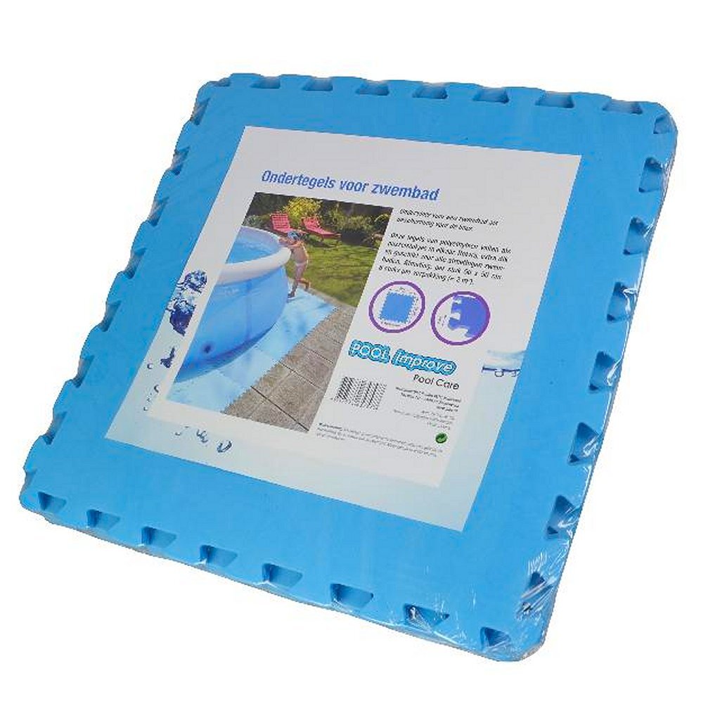 Pool improve ondertegels voor zwembad 50x50x0.4 cm 8 stuks