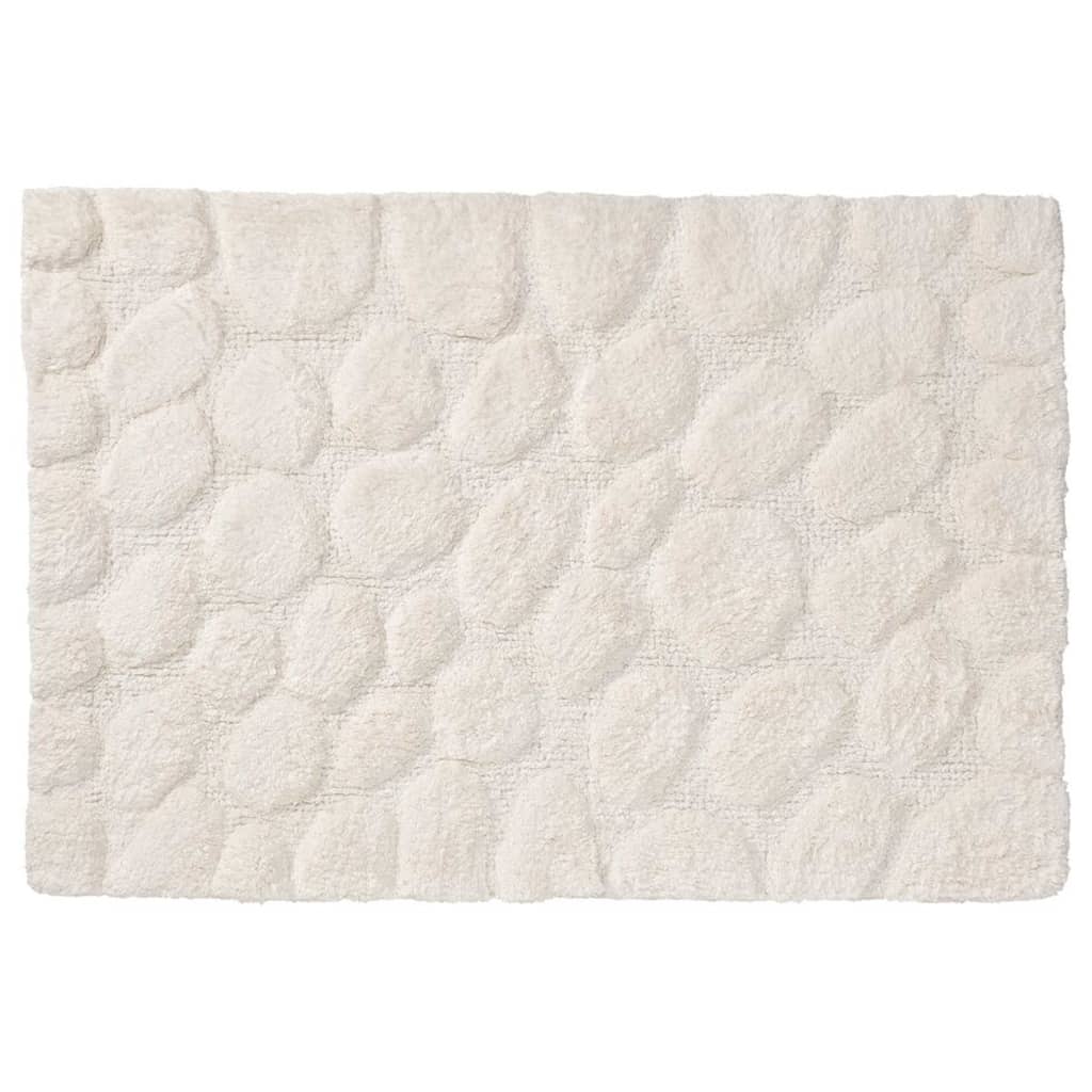 Sealskin badmat pebbles 60x90 cm katoen ivoorkleurig