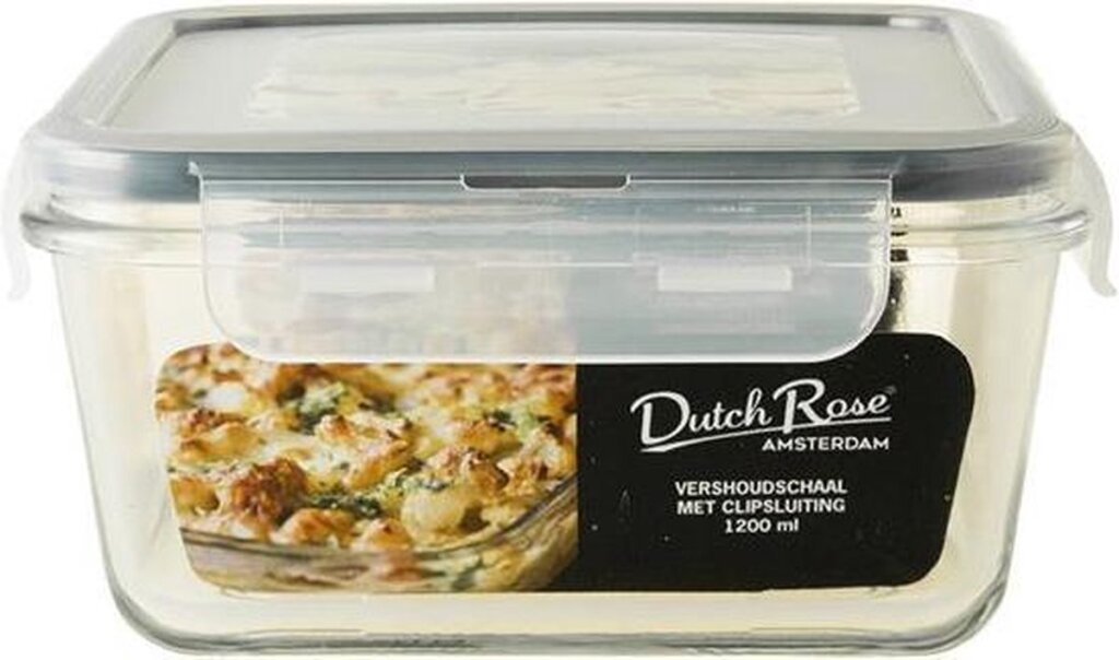 Dutch rose vershoudschaal 1200 zwart