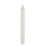 Gouda kroonkaarsen 24x2.4 cm 8 stuks wit