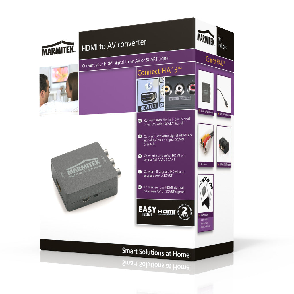 Marmitek connect ha13 hdmi naar rca scart converter