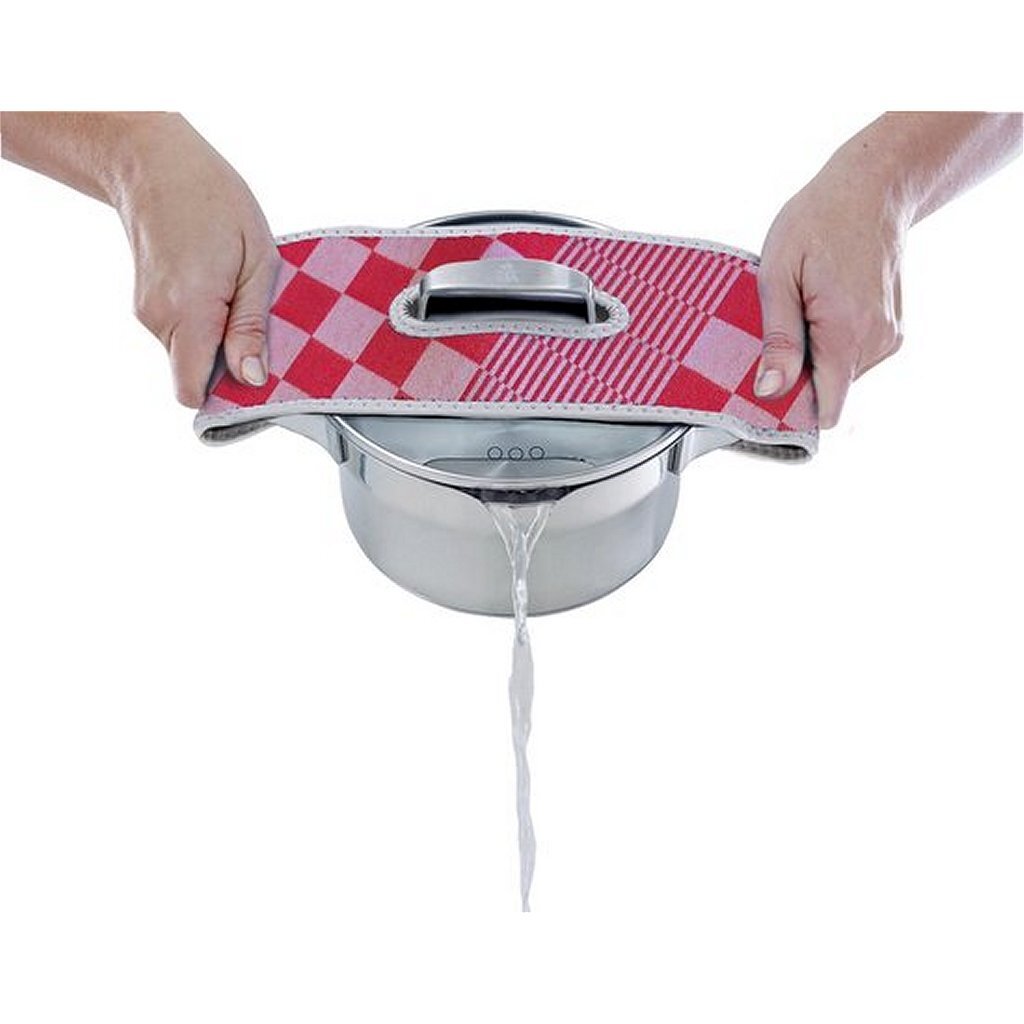 Bk mr. gripper afgiethulp geruit rood wit