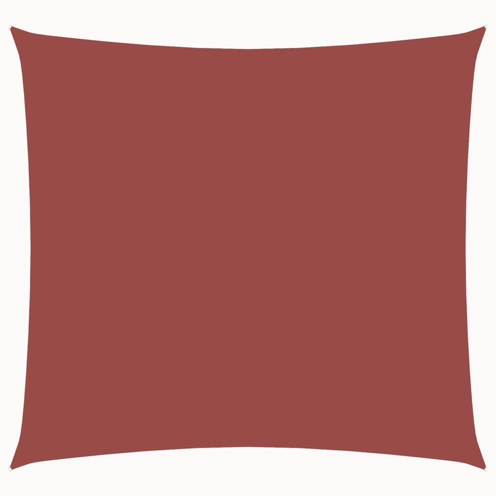 Vidaxl zonnescherm vierkant 2x2 m oxford stof terracottakleurig