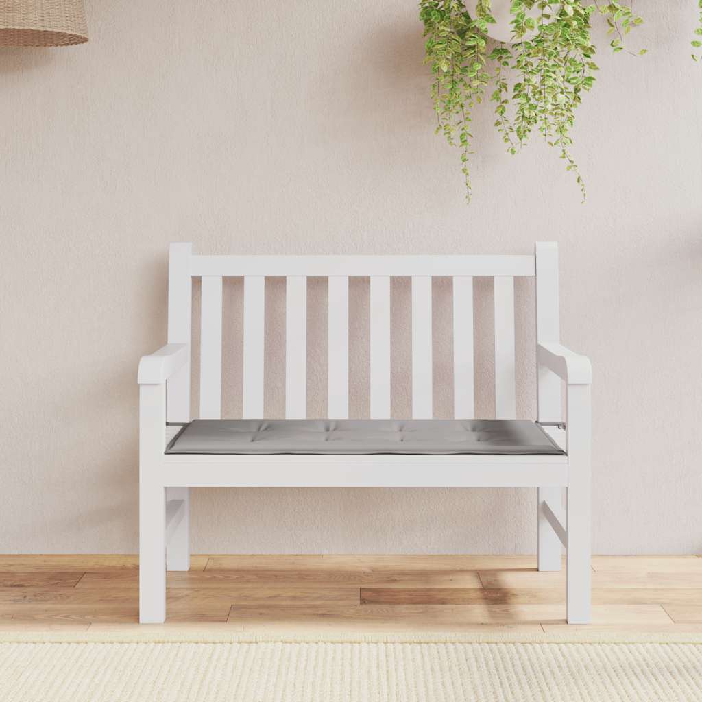 Vidaxl tuinbankkussen 100x50x4 cm oxford stof grijs