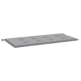 Vidaxl tuinbankkussen 120x50x4 cm oxford stof grijs
