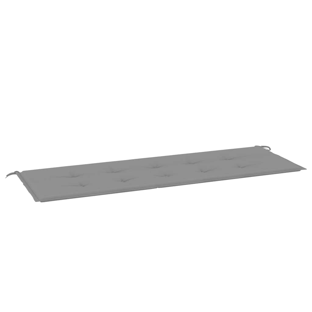 Vidaxl tuinbankkussen 150x50x4 cm oxford stof grijs