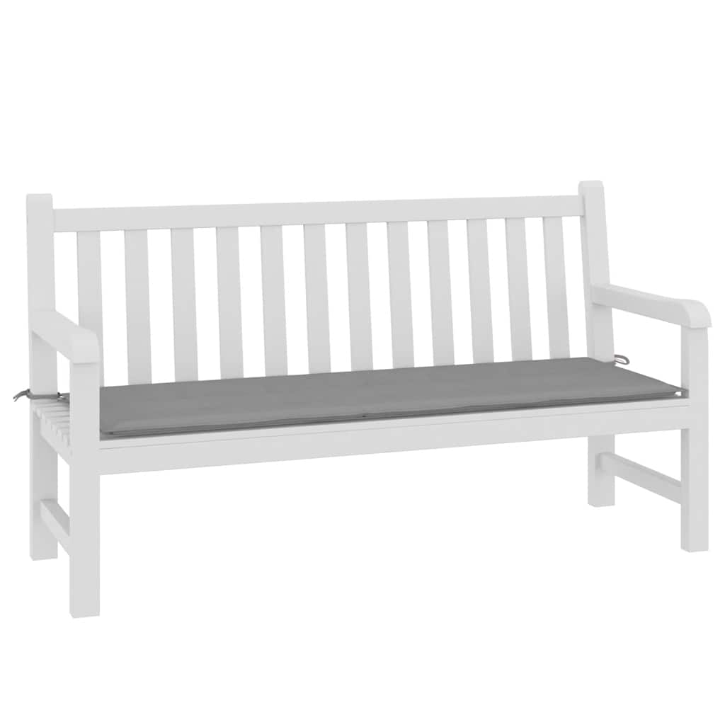 Vidaxl tuinbankkussen 150x50x4 cm oxford stof grijs