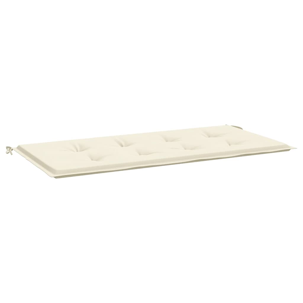 Vidaxl tuinbankkussen 100x50x4 cm oxford stof crèmekleurig
