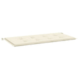 Vidaxl tuinbankkussen 100x50x4 cm oxford stof crèmekleurig