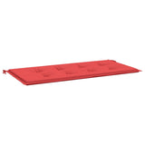 Vidaxl tuinbankkussen 120x50x4 cm oxford stof rood