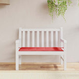 Vidaxl tuinbankkussen 120x50x4 cm oxford stof rood