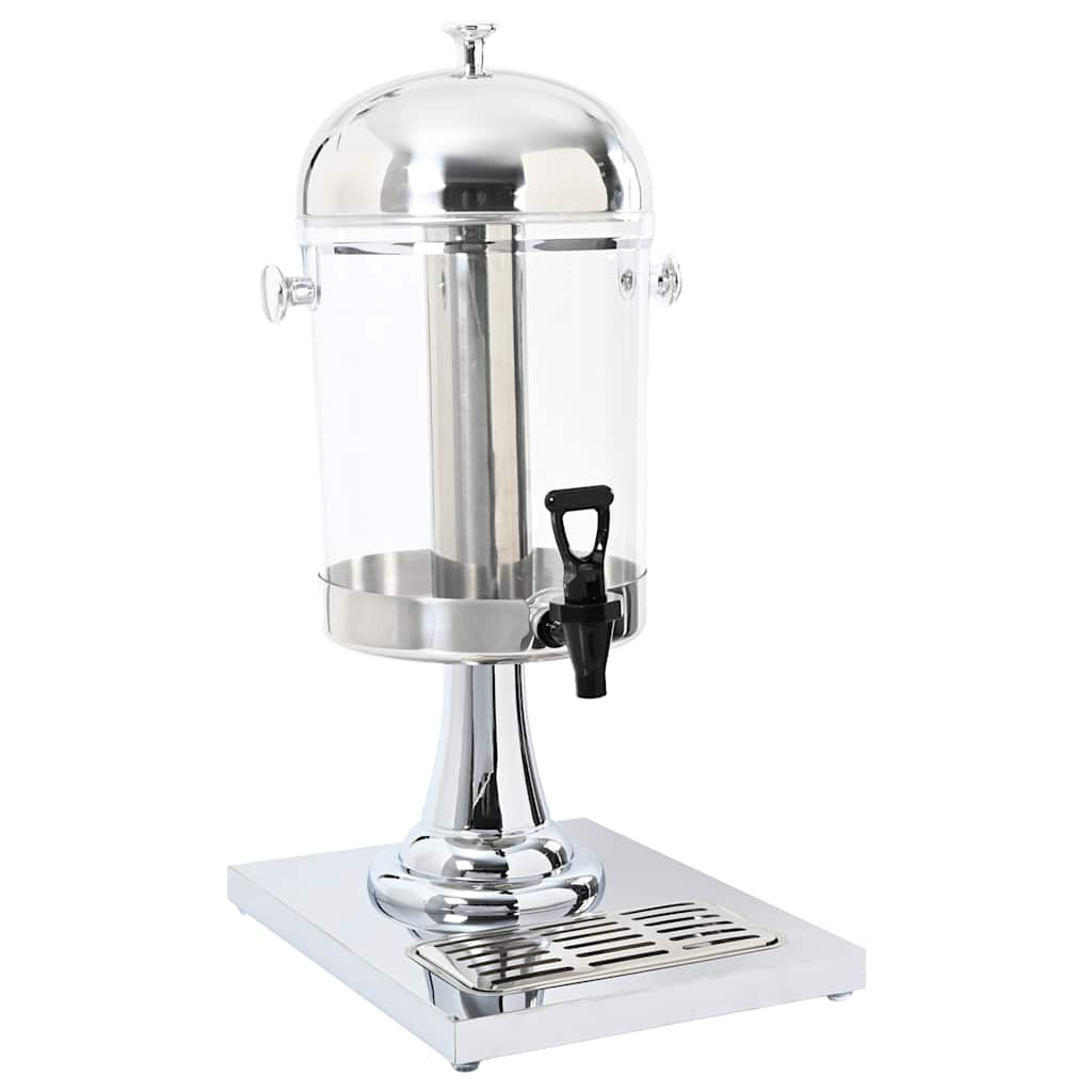 Vidaxl sapdispenser roestvrij staal 8 l