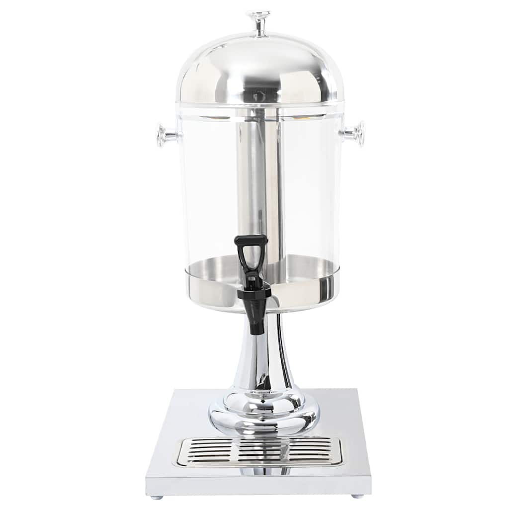 Vidaxl sapdispenser roestvrij staal 8 l