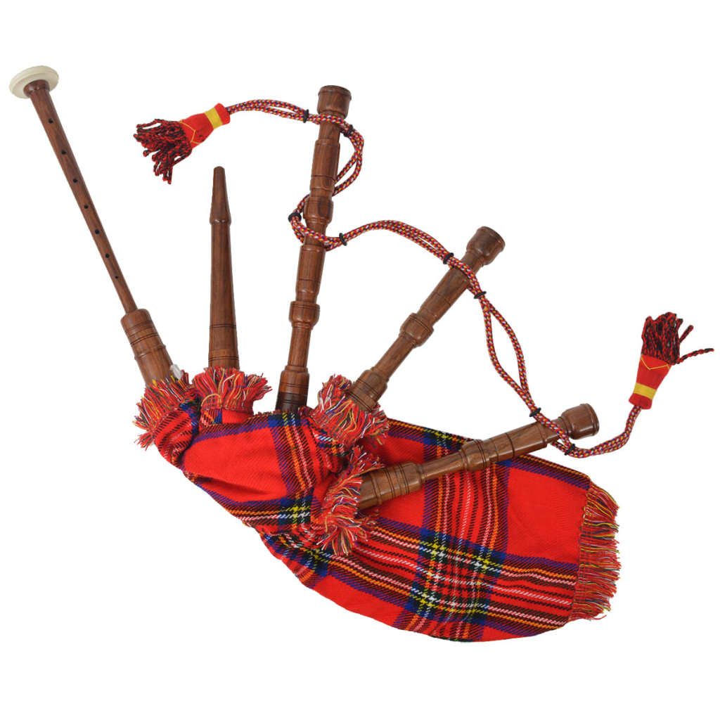 Vidaxl kinderdoedelzak schots great highland rood royal steward tartan