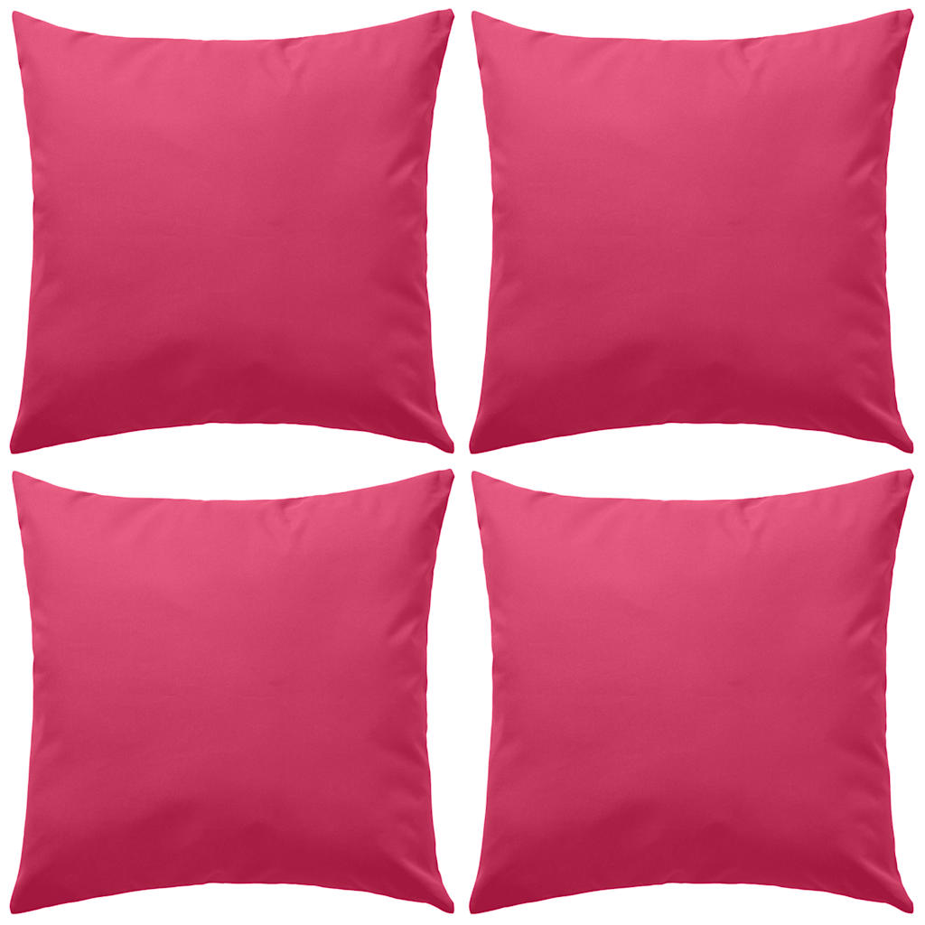 Vidaxl buitenkussens 45x45 cm roze 4 st