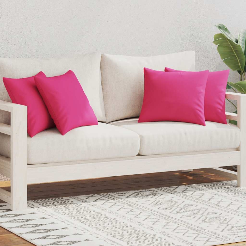 Vidaxl buitenkussens 45x45 cm roze 4 st