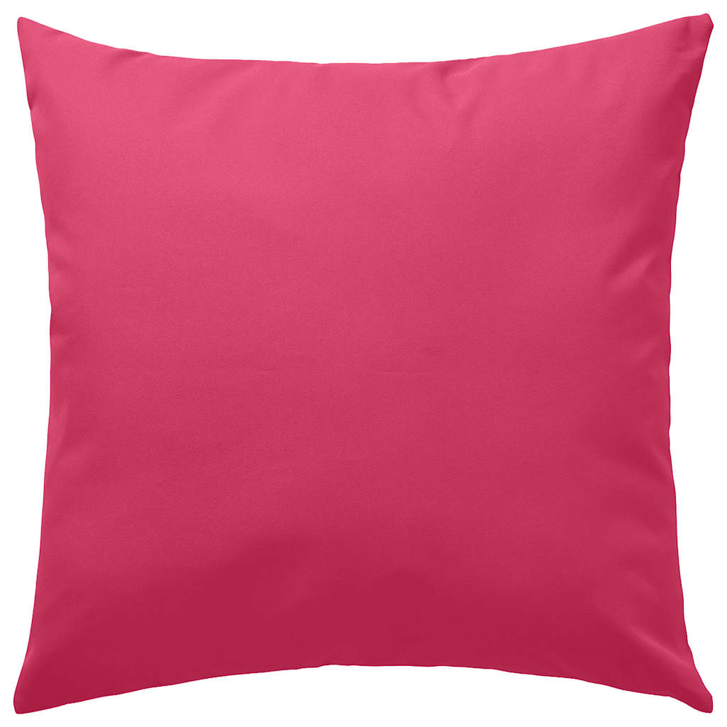 Vidaxl buitenkussens 45x45 cm roze 4 st