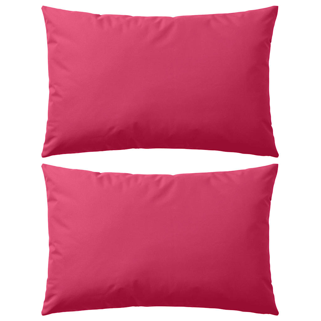 Vidaxl buitenkussens 60x40 cm roze 2 st