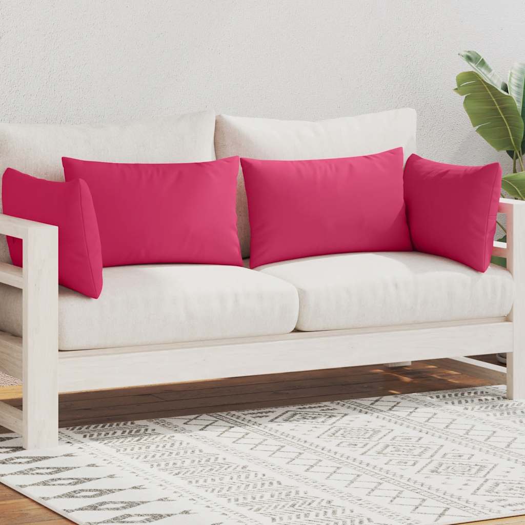 Vidaxl buitenkussens 60x40 cm roze 4 st